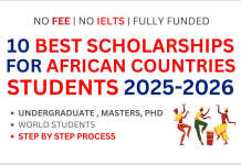 10 Best Fully Funded Scholarships for African Students in 2026 10 Best Fully Funded Scholarships for African Students in 2026