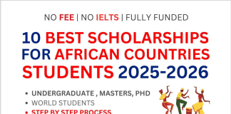 10 Best Fully Funded Scholarships for African Students in 2026 10 Best Fully Funded Scholarships for African Students in 2026