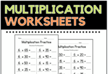 ONLINE LEARNING : 100 MUTLIPLE CHOICE QUESTIONS ABOUT MULTIPLICATION BY 4,5 AND 6.