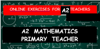 Primary Teacher Recruitment Exam – Mathematics (50 MCQs) Mathematics Teacher Recruitment Exam