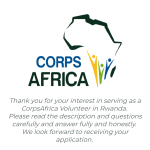 CorpsAfrica: AMAHIRWE ADASANZWE (Agahimbazamusyi 360,000 ku kwezi)