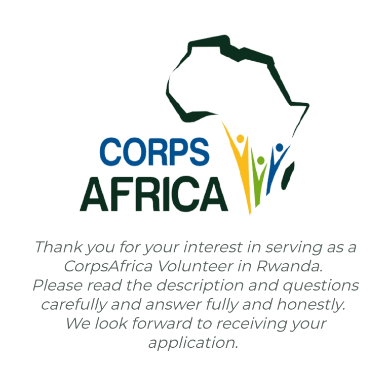 CorpsAfrica: AMAHIRWE ADASANZWE  KU BARANGIJE  KAMINUZA (Agahimbazamusyi  360,000 ku kwezi), BELOW URABONA APPLICATION FORM.
