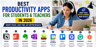 🧠 Best Productivity Apps for Students and Teachers in 2026 (Boost Focus & Results)