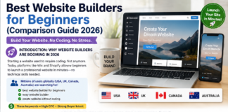 🚀 Best Website Builders for Beginners (Comparison Guide 2026) 🚀 Best Website Builders for Beginners (Comparison Guide 2026)