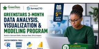 GreenStars Rwanda Data Analysis Training 2026: Apply for the 3-Month Professional Certification Program in STATA, R, Python & Power BI