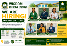 Teaching Jobs in Rwanda 2026 | Nursery, Primary & Secondary Teacher Vacancies at Wisdom Schools Rwanda Teaching Jobs in Rwanda 2026 | Nursery, Primary & Secondary Teacher Vacancies at Wisdom Schools Rwanda