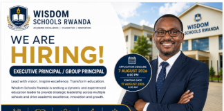 Executive Principal / Group Principal Job Vacancy in Rwanda 2026 | Wisdom Schools Rwanda Executive Principal / Group Principal Job Vacancy in Rwanda 2026 | Wisdom Schools Rwanda
