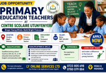 Primary Education Teachers Jobs at Centre Scolaire Utunyenyeri Rwanda 2026 | Permanent Teaching Opportunities (SALARY 200K-300K)